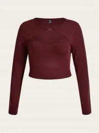 shein-plus-size-bluzka-damska-bordowa-48-lws