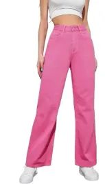 shein-spodnie-damskie-rozowe-jeansowe-w28-lgp