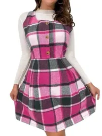 shein-plus-size-rozowa-sukienka-w-kratke-50-lwm