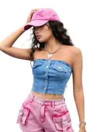 shein-top-niebieski-bez-plecow-krotki-152-158-lgk