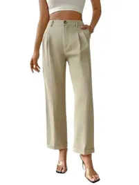 shein-spodnie-damskie-bezowe-eleganckie-38-lgz