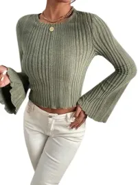 shein-damska-zielona-bluzka-dlugi-rekaw-38-lgw