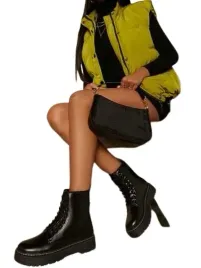 shein-damskie-czarne-botki-wiazane-wysokie-36-lgo