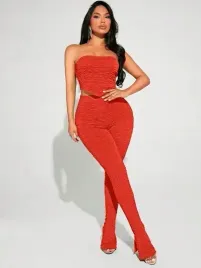shein-komplet-damski-czerwony-top-i-spodnie-38-lwm