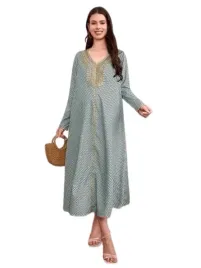 shein-sukienka-midi-zielona-ciazowa-wzor-40-42-lgv