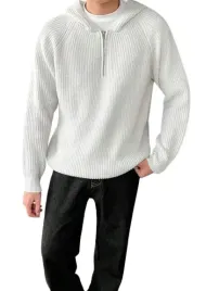 shein-sweter-meski-bialy-z-kaptyrem-prosty-xxl-lsh