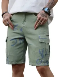 spodenki-krotkie-meskie-zielone-kieszenie-m-lgt