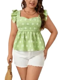 shein-plus-size-bluzka-zielona-w-kwiaty-48-lgo