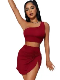 shein-komplet-spodnica-z-topem-czerwony-40-42-lwg