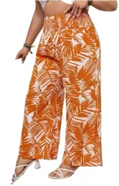 shein-plus-size-spodnie-damskie-pomarancz-46-lwk