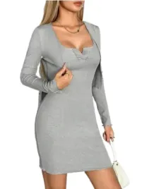 shein-szary-komplet-sukienka-i-sweter-40-42-lwk