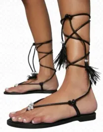 shein-sandaly-damskie-wiazane-czarne-37-lwg
