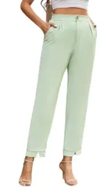 shein-spodnie-damskie-zielone-eleganckie-38-v4o