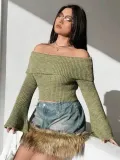 shein-plus-size-zielony-sweter-damski-basic-48-lws-stan-nowy