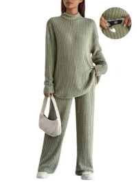 shein-damskie-zielone-spodnie-proste-40-42-lsm