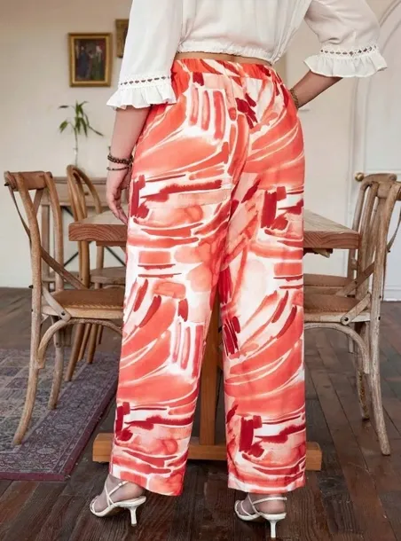 shein-plus-size-pomaranczowe-spodnie-basic-46-lsj-linia-plus-size-duze-rozmiary