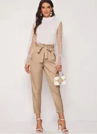 shein-damskie-bezowe-eleganckie-spodnie-38-vbn