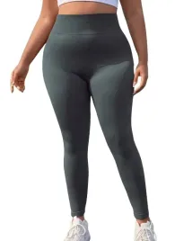 plus-size-legginsy-sportowe-zielone-dlugie-50-lsk