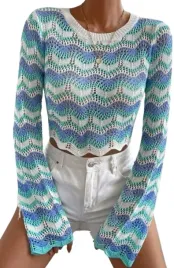 shein-sweter-damski-wielokolorowy-casual-44-lsn
