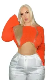 shein-plus-size-sweter-damski-pomaranczowy-44-lwo
