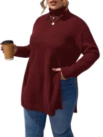 shein-plus-size-sweter-czerwony-damski-48-lso