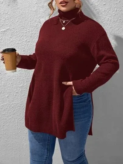 shein-plus-size-sweter-czerwony-damski-48-lso
