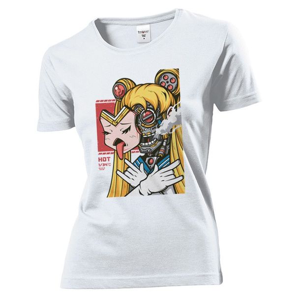 Koszulka damska Android Sailor Moon XXL Biały