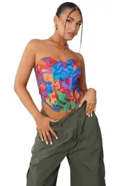 prettylittlething-top-damski-kolorowy-wzor-40-m6q