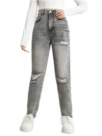 shein-spodnie-jeansowe-mlodziezowe-szare-158-lsq