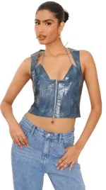 prettylittlething-top-damski-niebieski-42-m6v
