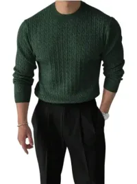 shein-sweter-meski-zielony-z-dlugim-rekawem-xl-lnf