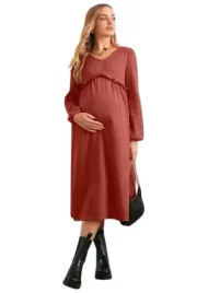 shein-sukienka-czerwona-ciazowa-midi-prosta-44-lrv