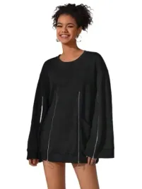 shein-bluza-damska-czarna-prosta-casual-xs-loc