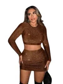 shein-komplet-damski-brazowy-blyszczacy-36-lri