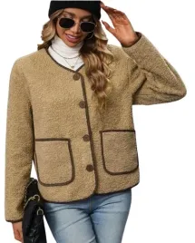 shein-kurtka-damska-brazowa-na-guziki-44-lrq