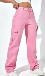 shein-spodnie-bojowki-damskie-rozowe-l-xl-vwh