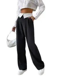 shein-spodnie-czarne-proste-casual-40-42-lrr
