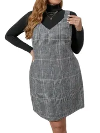 shein-sukienka-plus-size-szara-w-kratke-46-lwj
