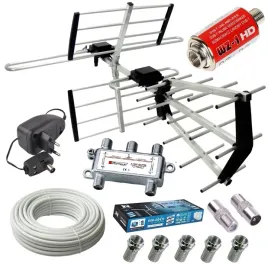 antena-tv-naziemnej-kierunkowa-dvb-t2-mux-combo-200km-zestaw-4tv-kabel-20m