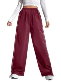 shein-spodnie-damskie-bordowe-proste-38-lnw