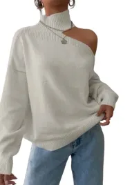 sweter-klasyczny-damski-dlugi-rekaw-bezowy-s-lrr