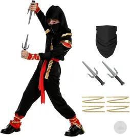 stroj-kostium-ninja-wojownik-komplet-halloween-akcesoria-przebranie-bal-xl