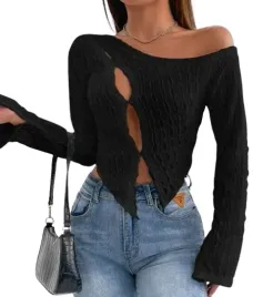 shein-czarna-bluzka-dla-niskich-kobiet-basic-l-los