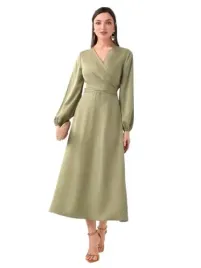shein-zielony-komplet-sukienka-i-bluzka-36-lrq