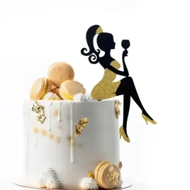topper-na-tort-kobieta-z-kieliszkiem