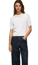 pepe-jeans-t-shirt-bialy-bawelniany-damski-casual-xs-2z7g1-c-t4a