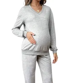 shein-bluza-ciazowa-szara-klasyczna-prosta-38-lrl