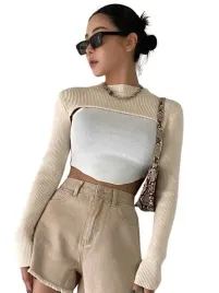 sweter-damski-krotki-bezowy-prazkowany-xl-lrs