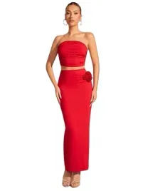 shein-komplet-czerwony-dwuczesciowy-40-42-lnr