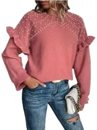 shein-sweter-damski-rozowy-zdobiony-casual-38-lns